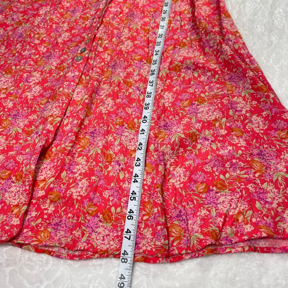 ð¥Vintage Dressbarn Floral Whimsy Cottagecore Coastal Flowy Feminine Maxi Dress - Picture 16 of 16